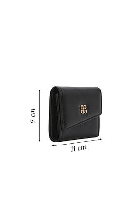 کیف پول مشکی زنانه چرم مصنوعی Derimod - کد 927711406