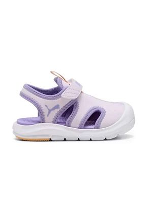 صندل سفید بچه گانه پاشنه تخت Puma - کد 927715300