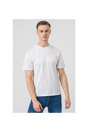تیشرت سفید مردانه رگولار Jack & Jones - کد 818327407