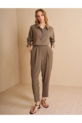 ست بالاتنه و پائین تنه حجاب سفید زنانه رگولار Kayra - کد 927715764