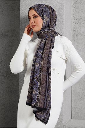 شال مشکی زنانه پلی استر Alvina - کد 922968556