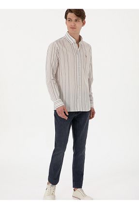 پیراهن قهوه ای مردانه رگولار U.S. Polo Assn. - کد 927762455