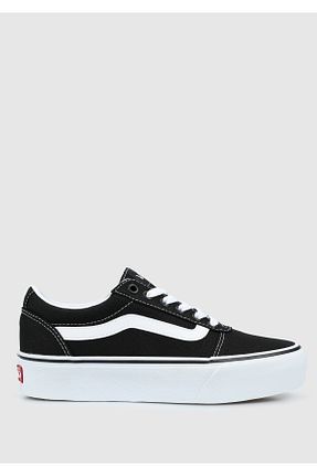 کفش اسنیکر مشکی زنانه بند دار Vans - کد 36546596