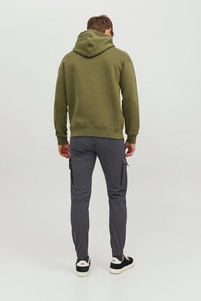 شلوار طوسی مردانه پنبه ای Jack & Jones - کد 32205726