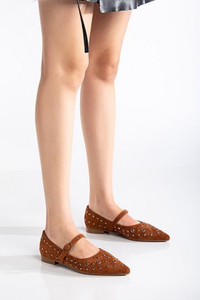 بابت قهوه ای زنانه جیر MS SUGAR SHOES - کد 905253304