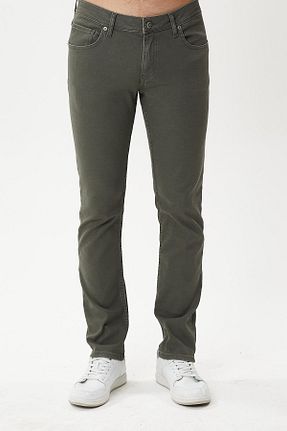 شلوار جین سبز مردانه پاچه تنگ Twister Jeans - کد 927797976