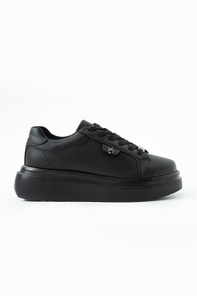 کفش اسنیکر مشکی زنانه بند دار Gökçe Shoes - کد 927797462