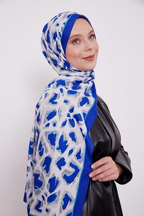 شال سرمه ای زنانه پنبه ای Levidor - کد 927804425