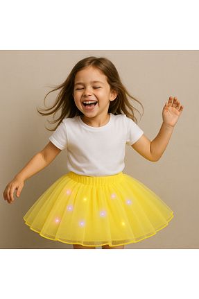 دامن زرد بچه گانه ساده Beryka - کد 905385925