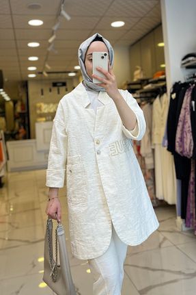 کت حجاب نباتی زنانه اورسایز Vosse - کد 927805322