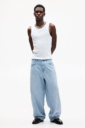 شلوار جین آبی مردانه رگولار Pull & Bear - کد 927802042