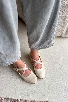 بابت بژ زنانه چرم مصنوعی SHOEBELLAS - کد 927809691