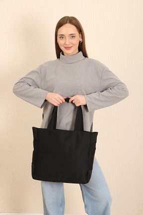 کیف دوشی مشکی زنانه پارچه ای Shaka - کد 220056279