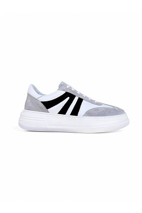 کفش اسنیکر سفید زنانه چرم اصل Vrs Shoes - کد 927819405