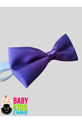 پاپیون بنفش بچه گانه ساتن baby kids colors - کد 830558064