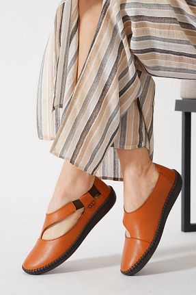 بابت قهوه ای زنانه چرم خالص Moda Pie - کد 927820056