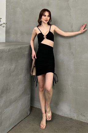 لباس مشکی زنانه بافتنی msm fashion - کد 927823719