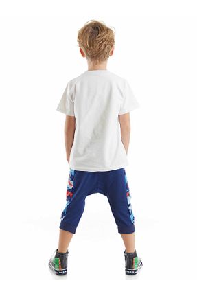 ست بالاتنه و پائین تنه سفید بچه گانه بافتنی Denokids - کد 637346041