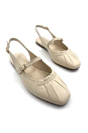 بابت بژ زنانه چرم خالص Lizizu - کد 927846999