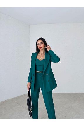 ست بالاتنه و پائین تنه سبز زنانه بافتنی MİSSCİXFASHİON - کد 766808900