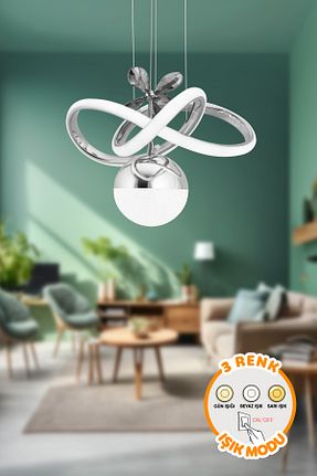 لوستر طوسی آلومینیوم Capella Aydınlatma - کد 925341276
