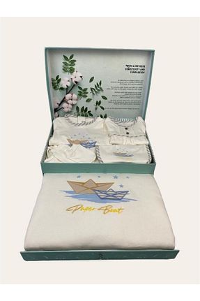 بعد از زایمان آبی بچه گانه پنبه ای Babydola - کد 739495583