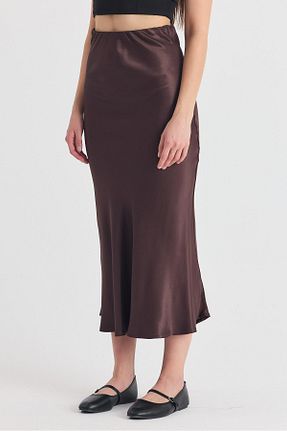 دامن بژ زنانه ساتن Rays - کد 927841377