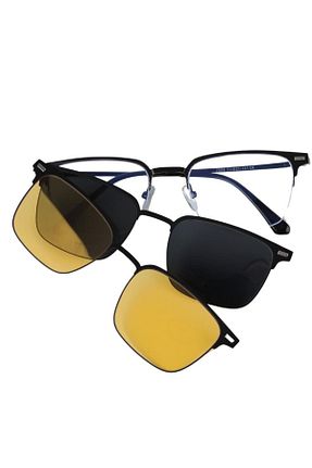 عینک آفتابی مشکی مردانه 50 Max Polo - کد 927867436