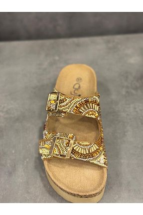 دمپائی بژ زنانه پارچه ای Guja - کد 927891037