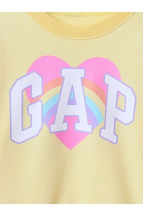 سوئیشرت زرد بچه گانه چاپی GAP - کد 927893340