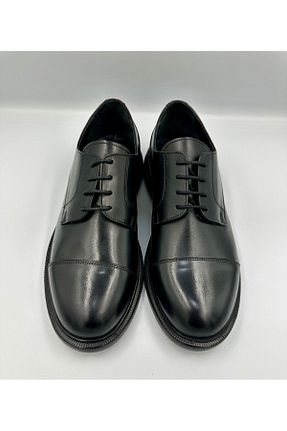 کفش کلاسیک مشکی مردانه پاشنه تخت Altınyıldız Classics - کد 927891436