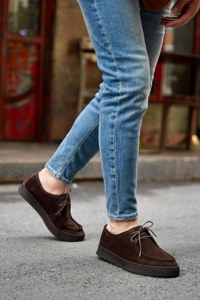 کفش کژوال قهوه ای مردانه جیر Shoetyle - کد 927897326