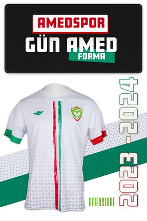 لباس فرم فوتبال سفید مردانه Amed Spor - کد 928070663