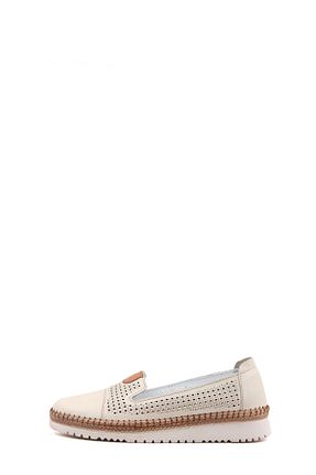 کفش کژوال بژ زنانه چرم خالص Fast Step - کد 799321628