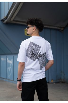 تیشرت سفید مردانه اورسایز ACTIVE MODA - کد 927907050