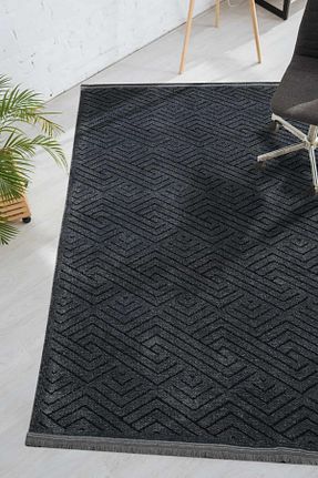 گلیم مشکی پنبه ای Massilia Home - کد 927906420