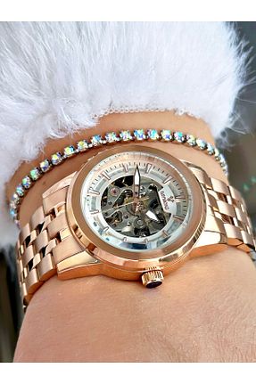 ساعت مچی قهوه ای زنانه 31-35 میلی متر Raymond - کد 927907845