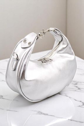 کیف دوشی متالیک زنانه چرم مصنوعی HFKY - کد 927913388
