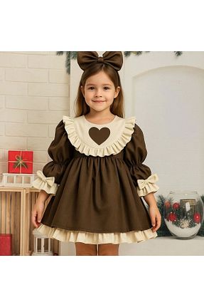 لباس قهوه ای بچه گانه بافتنی Nissa - کد 872551370