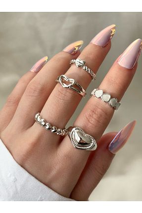 انگشتر جواهر طوسی زنانه Eylülün Takısı - کد 927923566