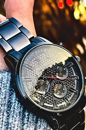 ساعت مچی مشکی مردانه 41-45 میلی متر Choppers - کد 885183283