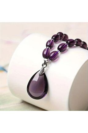گردنبند جواهر بنفش زنانه byozanyılmaz - کد 927925430