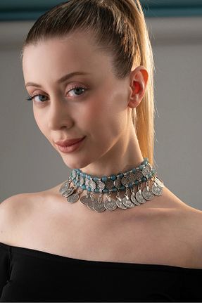 گردنبند جواهر زنانه سنگ طبیعی ZeyDor Accessories - کد 927922486