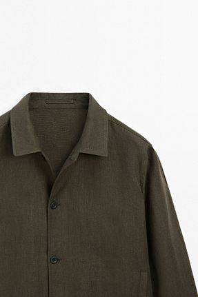 کت خاکی مردانه رگولار Massimo Dutti - کد 927924188