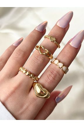 انگشتر جواهر زرد زنانه Eylülün Takısı - کد 927923593