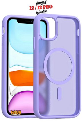کاور و قاب بنفش iPhone 12 cepmoda - کد 927923762