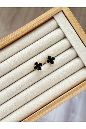 گوشواره استیل (فولاد) مشکی زنانه استیل ضد زنگ YOUES JEWELRY - کد 880061726