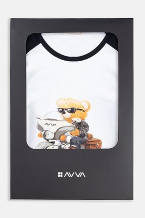 ست لباس راحتی مشکی مردانه چاپی Avva - کد 824669118