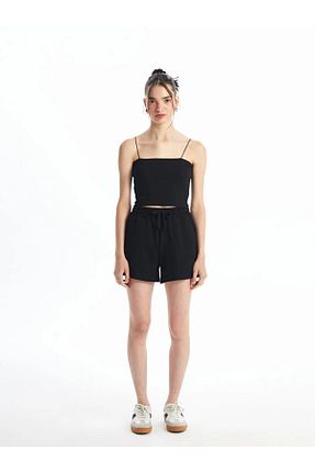 تیشرت مشکی زنانه Relaxed LC Waikiki - کد 928088193
