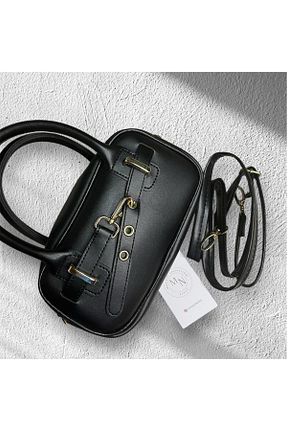 کیف دوشی مشکی زنانه چرم مصنوعی bag - کد 927921445